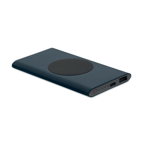 POWERPLUS – Power bank 5000 mAh con ricarica wireless 15W – Francese Navy