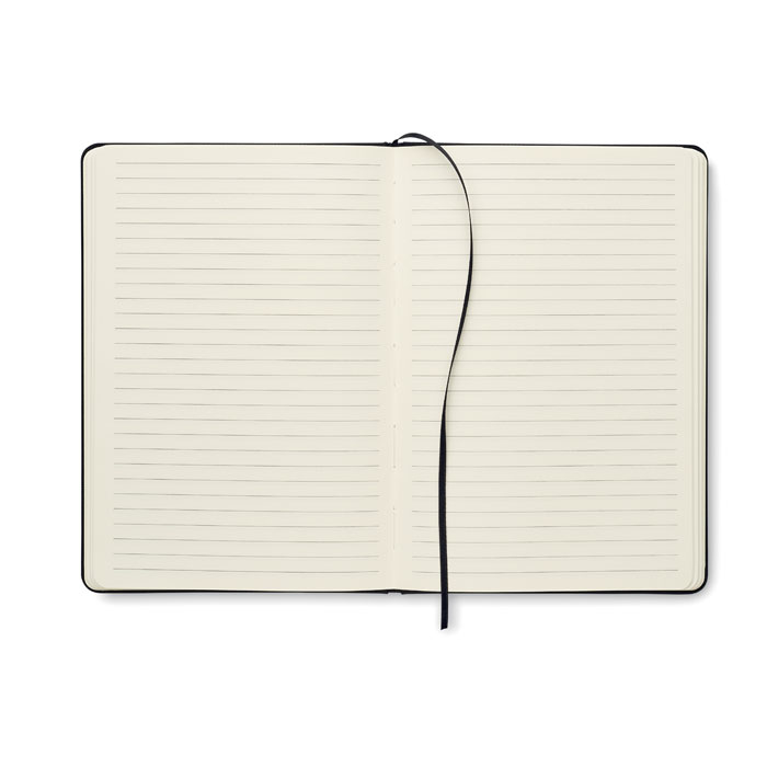 NOTA – Set notebook A5 in RPET con penna – Nero