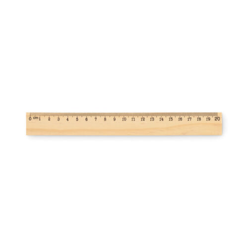 RULER20 – Righello in legno di pino da 20 cm – Legno