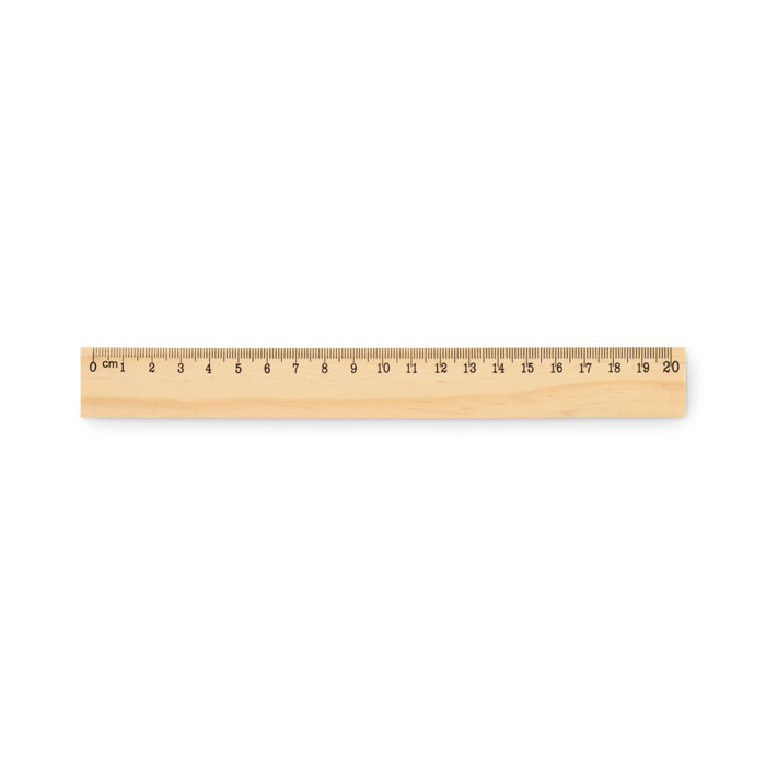 RULER20 – Righello in legno di pino da 20 cm – Legno