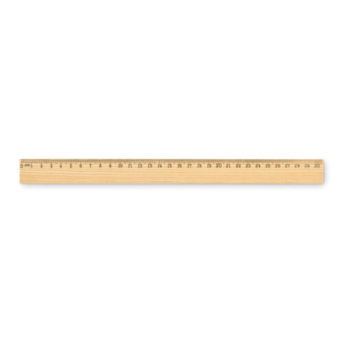 RULER30 – Righello in legno di pino da 30 cm – Legno
