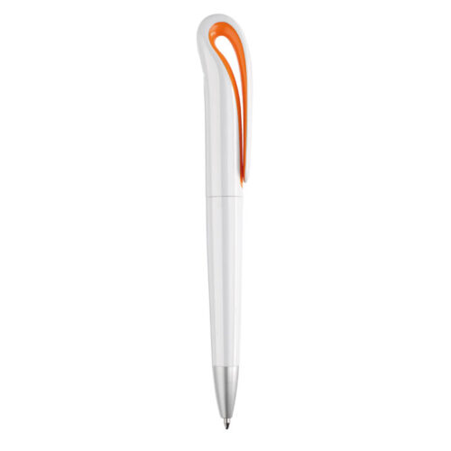 WHITESWAN – Penna a sfera twist in ABS – Arancio